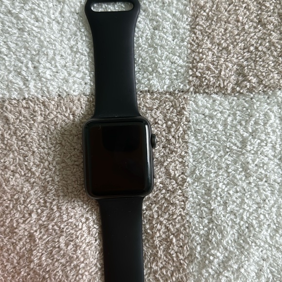 Apple Black Smartwatch with Minimalist Design